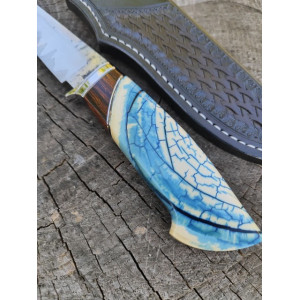 БЛАКИТНА ПАВУТИНА ніж ручної роботи майстра MV Knify, сталь CPM S125V в обкладках 95x18, 65 HRC. Photo 2 БЛАКИТНА ПАВУТИНА ніж ручної роботи майстра MV Knify, сталь CPM S125V в обкладках 95x18, 65 HRC. Photo 2